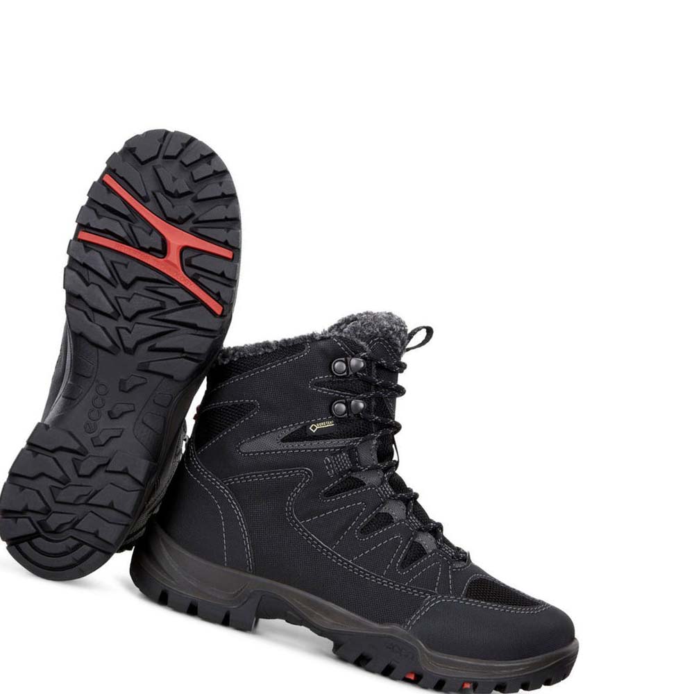 Women's Ecco Womens Xpedition Iii Gtx Boots Black | USA 57ILH